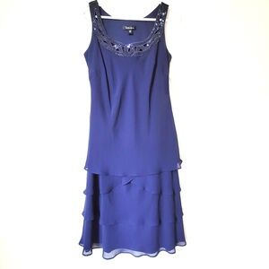 SL Fashions Sequined 2 Piece Dress Size 10P